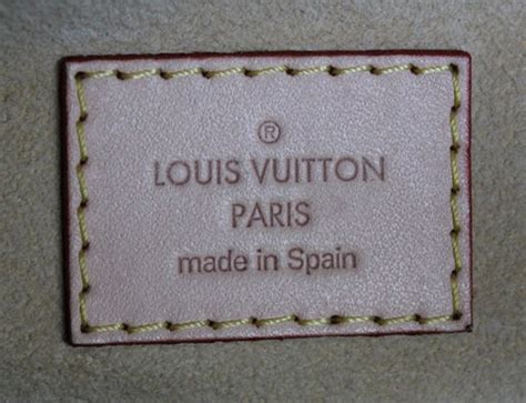 louis vuitton made in spain.